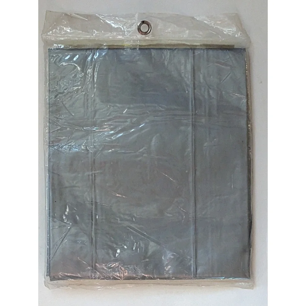Vintage Marsco Grey Silver Deluxe Vinyl Air Mattress Inflatable Pool Float NEW